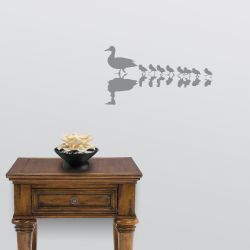 Mother and Ducklings Wall Decal