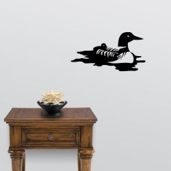 Loon and Chick Wall Decal