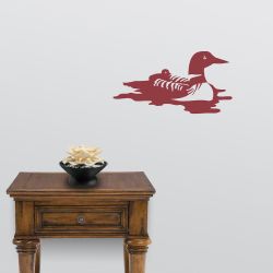 Loon and Chick Wall Decal