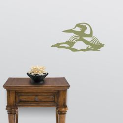 Detailed Loon Wall Decal