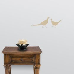 Hen Pecked Pheasant Wall Decal