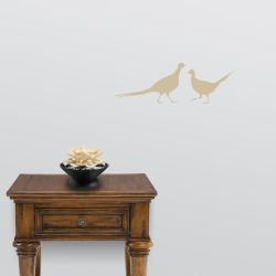 Hen Pecked Pheasant Wall Decal