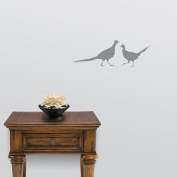 Hen Pecked Pheasant Wall Decal