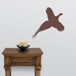 Flushed Pheasant Wall Decal