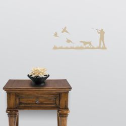 Pheasant Heaven Pointer Mural Wall Decal