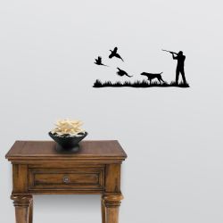 Pheasant Heaven Pointer Mural Wall Decal