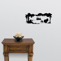 Taking a Trophy Tom Turkey Wall Decal