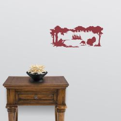 Taking a Trophy Tom Turkey Wall Decal