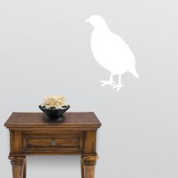 Partridge on Alert Wall Decal