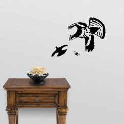 Winged Woods Grouse Wall Decal