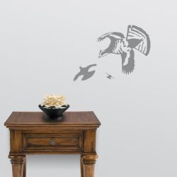 Winged Woods Grouse Wall Decal