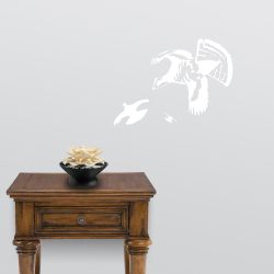 Winged Woods Grouse Wall Decal