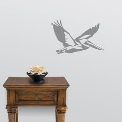 Flying Pelican Wall Decal