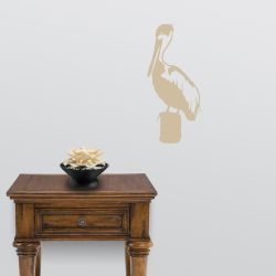 Standing Pelican Wall Decal