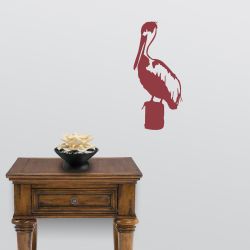 Standing Pelican Wall Decal