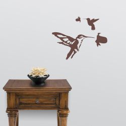 Detailed Hummingbirds Wall Decal