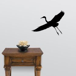 Heron in Flight Wall Decal