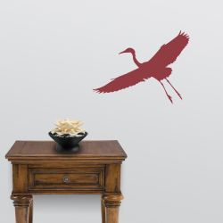 Heron in Flight Wall Decal