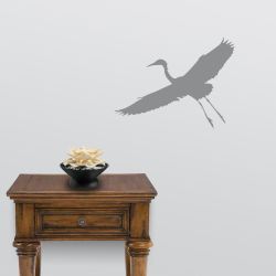 Heron in Flight Wall Decal
