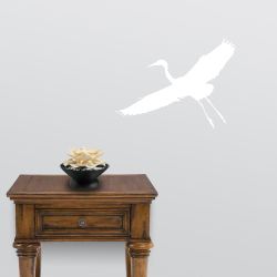 Heron in Flight Wall Decal