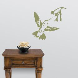 Hummingbird Nectar Wall Decal