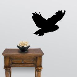 Owl in Flight Wall Decal