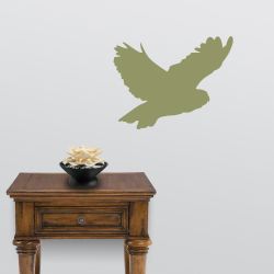 Owl in Flight Wall Decal