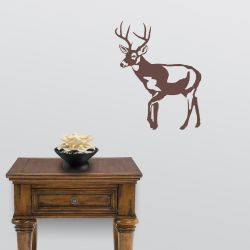 Cautious Buck Wall Decal