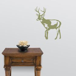 Cautious Buck Wall Decal