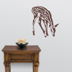 Feeding Fawn Wall Decal