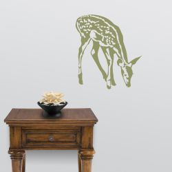 Feeding Fawn Wall Decal