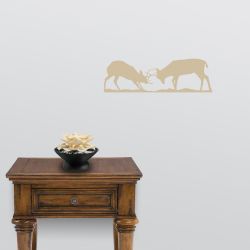 Battling Bucks Wall Decal