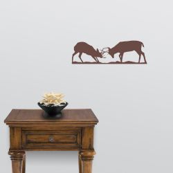 Battling Bucks Wall Decal