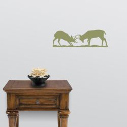 Battling Bucks Wall Decal