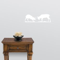 Battling Bucks Wall Decal