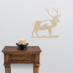 Bull Elk Wall Decal