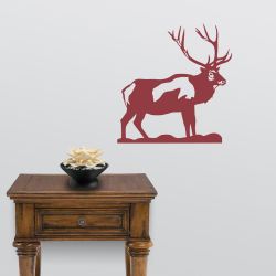 Bull Elk Wall Decal