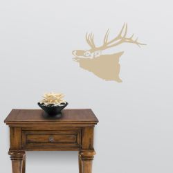 Bugling Bull Elk Wall Decal