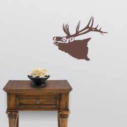 Bugling Bull Elk Wall Decal