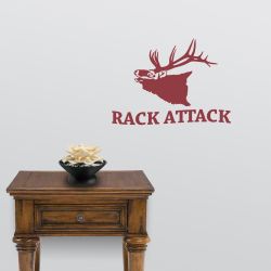 Rack Attack Elk Wall Decal