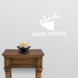 Rack Attack Elk Wall Decal