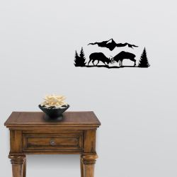 Alpine Elk Battle Wall Decal