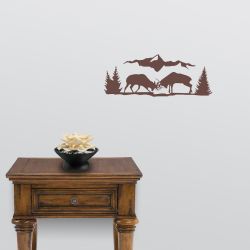 Alpine Elk Battle Wall Decal