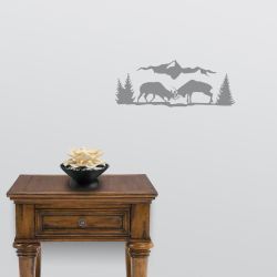 Alpine Elk Battle Wall Decal