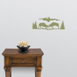 Alpine Elk Battle Wall Decal