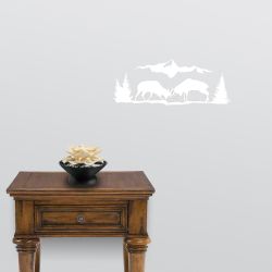 Alpine Elk Battle Wall Decal