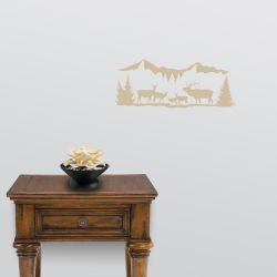 High Country Harem Elk Wall Decal