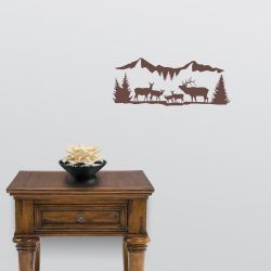 High Country Harem Elk Wall Decal