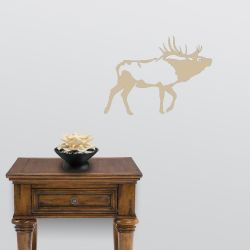 Bull Bugle Elk Wall Decal