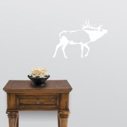 Bull Bugle Elk Wall Decal